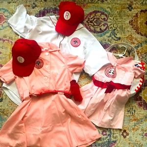 Family A League of Their Own Costume